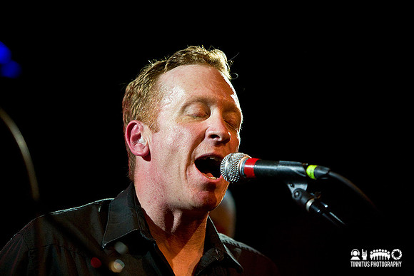 Bill Janovits of the Hot Music Cool Music All-Stars in concert