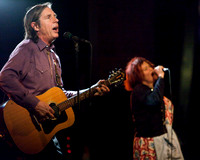 John Doe and Exene in concert