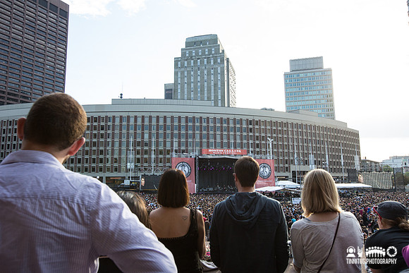 fans at Boston Calling