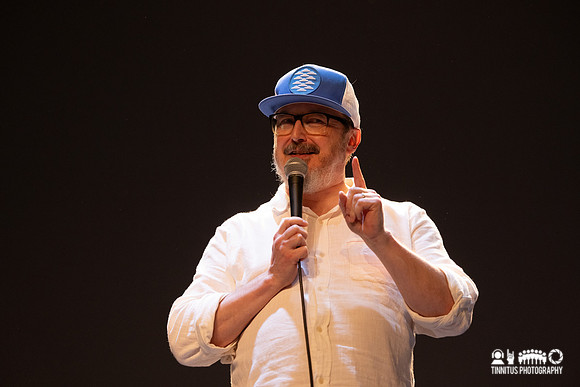 John Hodgman, Jean Grae and Dave Hill at Solid Sound