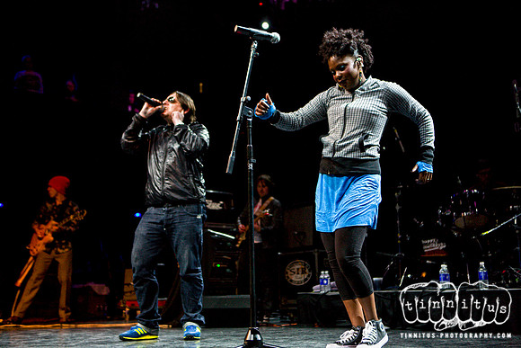 Happy Mondays live in concert, opening for Psychedelic Furs
