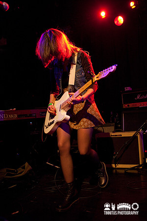 Aurore Ounjian of Mean Creek in concert at the Hot Stove Cool Mu