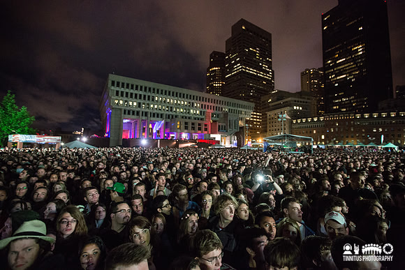 Fans at Boston Calling