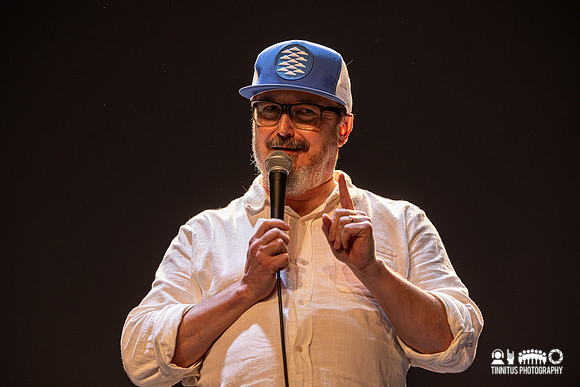 John Hodgman, Jean Grae and Dave Hill at Solid Sound