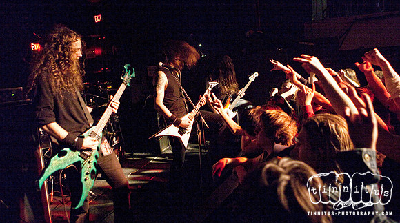 Evile in concert