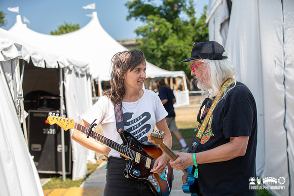 Courtney Barnett and J Mascis at Newport Folk Festival