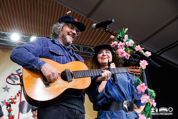 Jeff Tweedy joins Remi Wolf at Newport Folk Festival