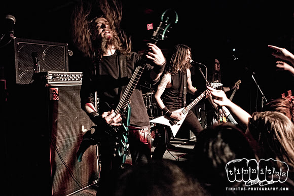 Evile in concert