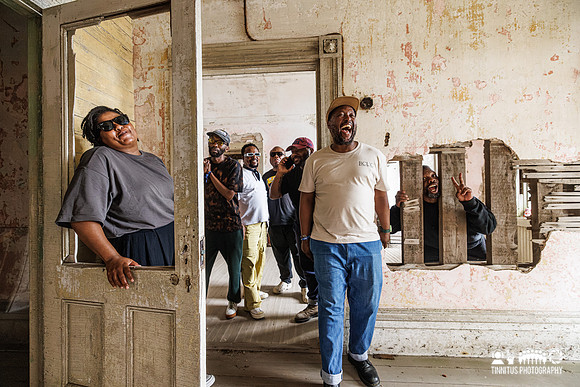 BCUC offstage at Newport Folk Festival