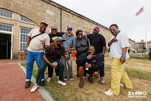 BCUC offstage at Newport Folk Festival