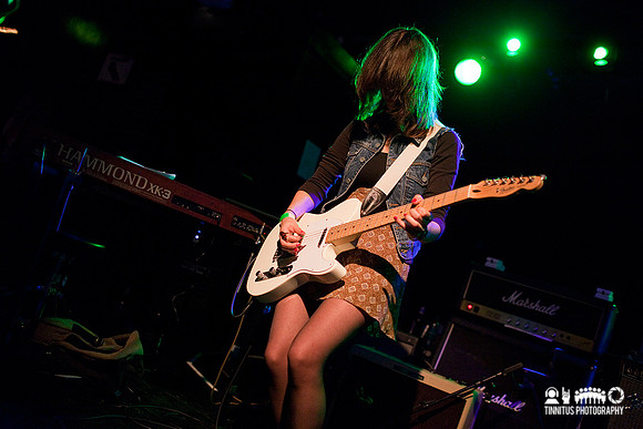 Aurore Ounjian of Mean Creek in concert at the Hot Stove Cool Mu