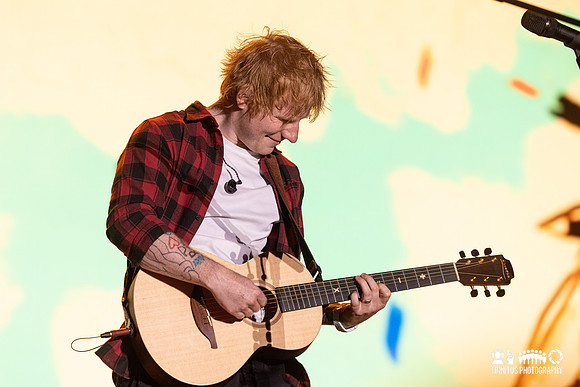 Ed Sheeran in concert
